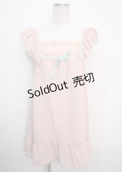 画像1: Emily Temple cute / 水玉ワンピース  ピンク Y-25-03-22-075-ET-OP-SZ-ZY