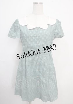 画像1: MILK / パピヨンカラーワンピ  グリーン Y-25-03-22-079-ML-OP-SZ-ZY