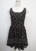 MILK / Ribbon lap dress  ブラックフラワーレース Y-25-03-22-084-ML-OP-SZ-ZY