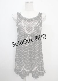 MILK / スウィーティードレス  ブラック×オフドット Y-25-03-22-085-ML-OP-SZ-ZY