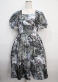 axes femme NOSTALGIE / 天使柄ジャガードワンピース F ブルー Y-25-03-22-088-AX-OP-SZ-OS