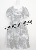 axes femme NOSTALGIE / 天使柄ジャガードワンピース F ブルー Y-25-03-22-088-AX-OP-SZ-OS