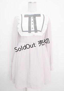 画像1: 【SALE】Ank Rouge / ヨーク襟フリルワンピース  ピンク Y-25-03-22-092-CA-OP-SZ-ZT062