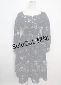 LIZ LISA / ノスタルジックフラワーワンピース 0 紺 Y-25-03-22-096-LO-OP-SZ-ZY
