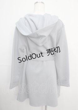 画像2: axes femme / レース使いコーディガン M サックス Y-25-03-22-100-AX-TO-SZ-ZT201