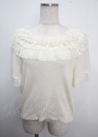 axes femme / シフォンローズプルオーバー M 生成り Y-25-03-22-011-AX-TO-SZ-ZS