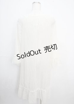 画像2: axes femme / ラグランスリーブガウン M 生成り Y-25-03-22-101-AX-TO-SZ-ZY