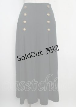 画像1: axes femme / 連釦デザインフレアパンツ M Dグリーン Y-25-03-22-111-AX-PA-SZ-ZT140