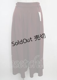 axes femme / リラックスカットソーパンツ M ワイン Y-25-03-22-115-AX-PA-SZ-ZY