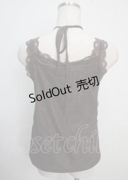 画像2: axes femme / 3WAY総レースタンクトップ F Dブラウン Y-25-03-22-012-AX-TO-SZ-ZY