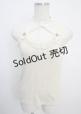 axes femme / ビジューストラップインナーキャミソール M 生成り Y-25-03-22-013-AX-TO-SZ-ZY