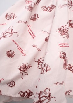 画像3: Ank Rouge / プレゼント柄スカート  ピンク Y-25-03-22-131-CA-SK-SZ-ZY