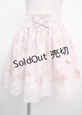 LIZ LISA / LIZ LISA×魔法少女まどかマギカ クッキーリボン柄パネルスカート 0 ピンク Y-25-03-22-134-LO-SK-SZ-ZY