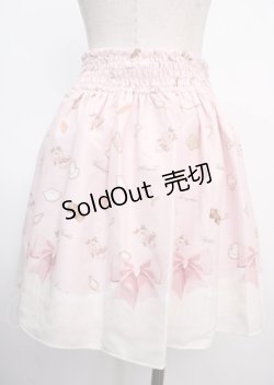画像2: LIZ LISA / LIZ LISA×魔法少女まどかマギカ クッキーリボン柄パネルスカート 0 ピンク Y-25-03-22-134-LO-SK-SZ-ZY