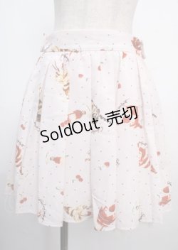 画像1: Ank Rouge / パフェ柄スカート M ピンク Y-25-03-22-137-CA-SK-SZ-ZY