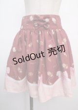 LIZ LISA / LIZ LISA×魔法少女まどかマギカ クッキーリボン柄パネルスカート 0 ボルドー Y-25-03-22-140-LO-SK-SZ-ZY