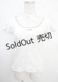 MILK / 半袖カットソー  白 Y-25-03-22-016-ML-TO-SZ-ZY