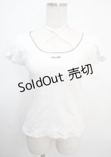 MILK / 半袖カットソー  白 Y-25-03-22-016-ML-TO-SZ-ZY