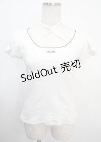 MILK / 半袖カットソー  白 Y-25-03-22-016-ML-TO-SZ-ZY