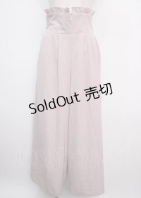Ank Rouge / ハイウエストワイドパンツ  ピンク Y-25-03-22-163-CA-PA-SZ-ZY