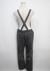 画像2: 【SALE】Jane Marple / ウールのサロペット M グレー Y-25-03-22-166-JM-OP-SZ-ZT100 (2)