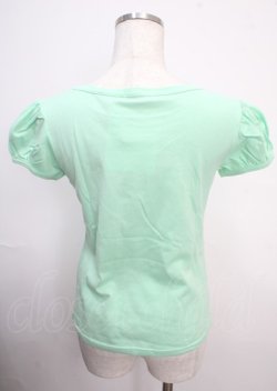 画像2: MILK / シルエットパフトップス  メロン×ブラックプリント Y-25-03-22-020-ML-TO-SZ-ZY