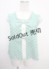 MILK / ペンシルドットトップス  グリーン Y-25-03-22-003-ML-TO-SZ-ZY