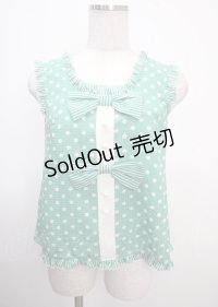 MILK / ペンシルドットトップス  グリーン Y-25-03-22-003-ML-TO-SZ-ZY