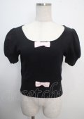 MILK / PRINCESS シュガー   ブラック×ピンク Y-25-03-22-025-ML-TO-SZ-ZY