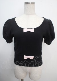 MILK / PRINCESS シュガー   ブラック×ピンク Y-25-03-22-025-ML-TO-SZ-ZY