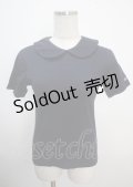 MILK / 丸襟カットソー  ネイビー Y-25-03-22-027-ML-TO-SZ-ZY