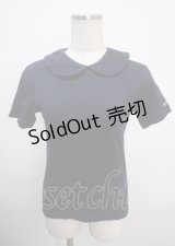 MILK / 丸襟カットソー  ネイビー Y-25-03-22-027-ML-TO-SZ-ZY