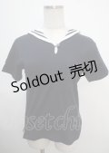 MILK / セーラーカットソー  ネイビー Y-25-03-22-028-ML-TO-SZ-ZY