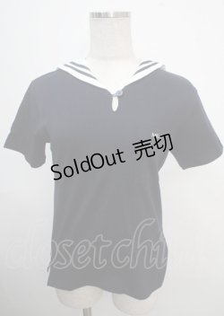 画像1: MILK / セーラーカットソー  ネイビー Y-25-03-22-028-ML-TO-SZ-ZY