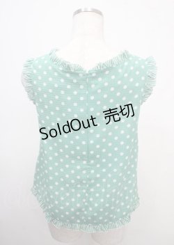 画像2: MILK / ペンシルドットトップス  グリーン Y-25-03-22-003-ML-TO-SZ-ZY