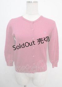 MILK / ICEボタンカーデ  ピンクラメ Y-25-03-22-037-ML-TO-SZ-ZY