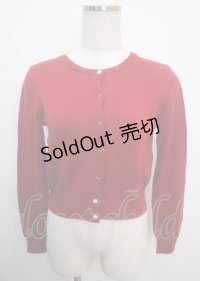 MILK / Twinkleカーデ  レッド Y-25-03-22-039-ML-TO-SZ-ZY
