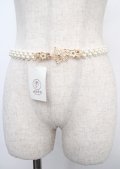 axes femme / スターライトパールゴムベルト  ゴールド Y-25-03-23-001-AX-ZA-SZ-ZY