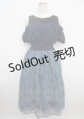 axes femme POETIQUE / ディズニーアラジン/ワンピース M 紺 Y-25-03-23-052-AX-OP-SZ-ZY
