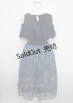 画像2: axes femme POETIQUE / ディズニーアラジン/ワンピース M 紺 Y-25-03-23-052-AX-OP-SZ-ZY