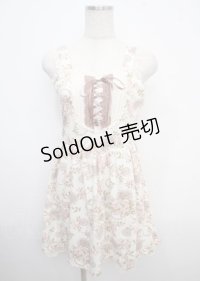 axes femme / 花柄ワンピース M 生成り Y-25-03-23-055-AX-OP-SZ-ZY