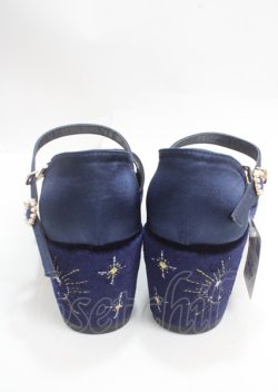 画像3: axes femme POETIQUE / 星座刺繍サンダル L 紺 Y-25-03-23-004-AX-SH-SZ-ZY