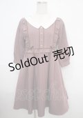 axes femme POETIQUE / 配色リボンブロッキングワンピース M ピンク Y-25-03-23-060-AX-OP-SZ-ZY