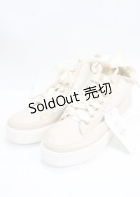 axes femme / ハイカットスニーカー L 生成り Y-25-03-23-005-AX-SH-SZ-ZY