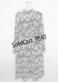 LEBECCA boutique / 出会ってしまうシフォンワンピース F ブラック Y-25-03-23-070-EL-OP-SZ-ZT077