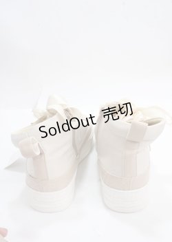 画像3: axes femme / ハイカットスニーカー L 生成り Y-25-03-23-005-AX-SH-SZ-ZY