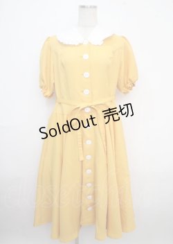 画像1: Physical Drop / レトロワンピース  イエロー Y-25-03-23-077-LO-OP-SZ-ZY