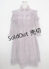 axes femme / 総レースワンピース  ラベンダー Y-25-03-23-088-AX-OP-SZ-ZY