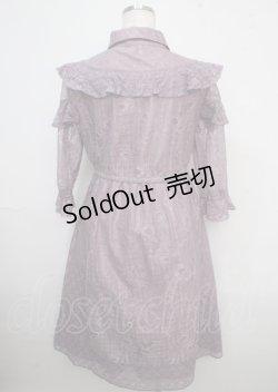 画像2: axes femme / 総レースワンピース  ラベンダー Y-25-03-23-088-AX-OP-SZ-ZY