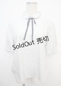 Fi.n.t / リボンタイ付きブラウス F ライトブルー Y-25-03-23-007-CA-BL-SZ-ZY